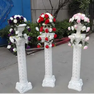 Wholesale 98 height centerpieces plastic roman column for wedding