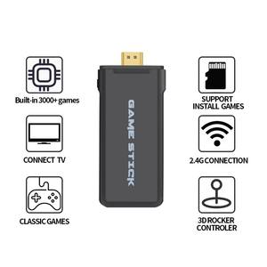 เครื่องเล่นเกมส์ U8 รุ่นใหม่ พร้อมเกมส์คลาสสิคย้อนยุค 3000 เกมในตัว ความละเอียด 4K HD สำหรับทีวี พร้อมจอยไร้สายคู่ - Product Image 4