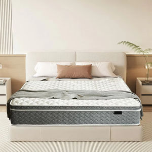 King Queen Roll Hotel Latex <span class=keywords><strong>Mlily</strong></span> Pillow Top en una caja Espuma Cama individual de alta calidad Colchón de resorte de memoria de tamaño completo - Product Image 2