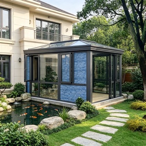 Moderner Verbundglas-Wintergarten für den Außenbereich - Flexibler Raumschmiede mit hoher Lichtdurchlässigkeit für individuelle Lifestyle-Anforderungen - Product Image 4