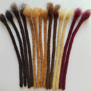 Prezzo all'ingrosso <span class=keywords><strong>veri</strong></span> <span class=keywords><strong>capelli</strong></span> umani 6-30 pollici T1b/24 Dreadlocks colorati 10 fili un pacchetto Dreadlocks estensioni - Product Image 5