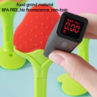 Alibaba Nouveauté en promotion Jouet de dentition pour bébé en silicone texturé, qualité alimentaire sans BPA, en forme de fruit