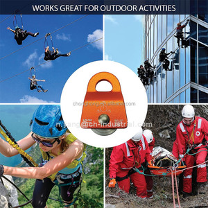 모바일 마이크로 등반 구조 풀리 등반 Ekat 마이크로 사이드 스윙 풀리 뒤뜰 ziplines 트롤리 용 알루미늄 합금 풀리 블록 - Product Image 6