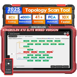 EU Warehouse Kingbolen K10 Bidirectional Test <b>OBD2</b> Full System 10" Screen Code Topological Graph - Product Image 1