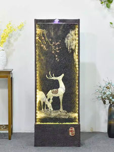 <span class=keywords><strong>D</strong></span>écoration murale moderne en forme de cascade, fontaine zen <span class=keywords><strong>d</strong></span>'intérieur avec système de recirculation <span class=keywords><strong>d</strong></span>'<span class=keywords><strong>eau</strong></span>, pompe silencieuse, pour la maison, <span class=keywords><strong>le</strong></span> bureau et <span class=keywords><strong>le</strong></span> jardin - Product Image 2