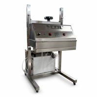 Machine de scellage à bande électrique robuste et continue en acier inoxydable, scelleuse thermique mobile avec refroidisseur d'eau industriel pour sacs