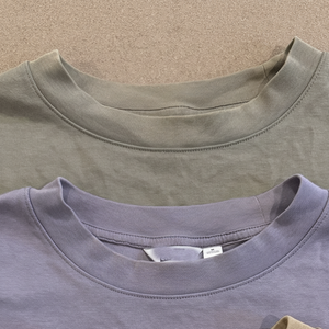 Camiseta holgada de algodón AIRism para hombre, camisetas de entrenamiento con cuello redondo, Camisetas Básicas de algodón Premium de manga corta con timbre - Product Image 1