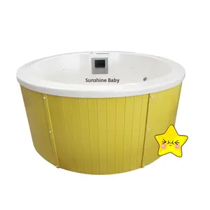 Baignoire-piscine autoportante moderne pour enfants Yiqin 1,8 <span class=keywords><strong>m</strong></span> avec massage (bain à remous) en acrylique écologique - Product Image 5