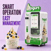 Máquina Expendedora Automática Comercial de Acai Bowl con Sistema de Aderezos para Tiendas de Postres
