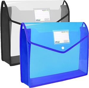 The Lowest Manufacturer Price A4 <b>Bag</b> Folder Plastic File Envelopes Button Storage <b>Bag</b> - Product Image 6