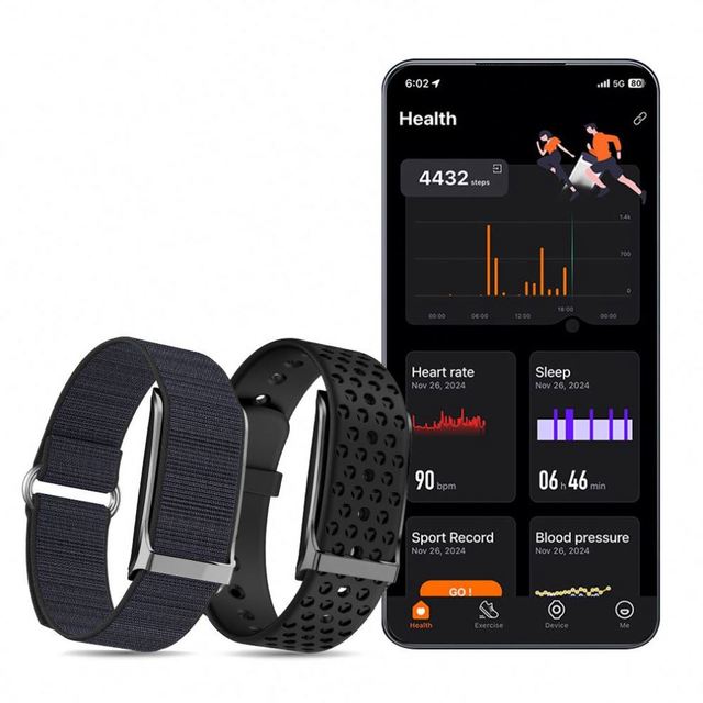 ERON Health Band Smart Bracelet Non-Screen Waterproof Fitness Tracker Wearable Devices Heart Rate Sports Relojes Smartwatch