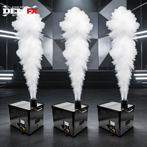 Machine à fumée Hurricane 4000W 32 LED DMX512, 50000 pieds cubes/min, double tube, réaction rapide pour effets de scène, concerts, grands événements, discothèques, DJ - Product Image 1
