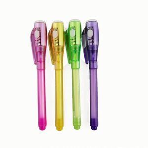 Stylo d'écriture à encre invisible permanente avec affichage UV espion pour papier, 6 couleurs, en plastique - Product Image 1