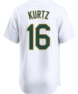 Camiseta de béisbol unisex para adultos, estampada por sublimación, nombre y número personalizados, camiseta deportiva blanca de manga corta con cuello redondo, 100% poliéster - Product Image 2