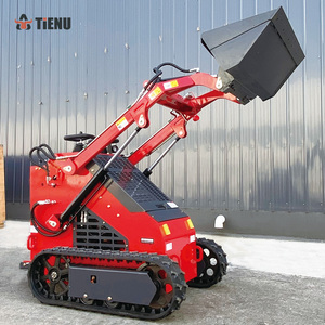 Mini-chargeuse sur pneus Tienu 2026 avec moteur diesel et déplacement sur chenilles, godet haute efficacité pour l'agriculture et le jardinage - Product Image 6