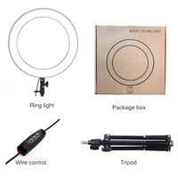 Choix de vente chaud professionnel 10 pouces Ringlight Studio téléphone Selfie Photo vidéo 26cm LED Ring Light