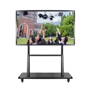 Multi-touch Interactive Flat Panel Dual System Interactive Smart Writing Whiteboards For Conference Room