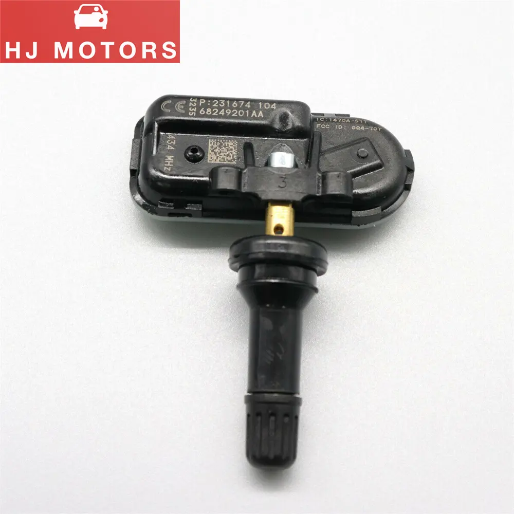 ระบบควบคุมแรงดันลมยาง TPMS ระบบตรวจสอบเซ็นเซอร์สำหรับ Jeep Cherokee RAM 68249201AA เซ็นเซอร์ TPMS สำหรับรถยนต์