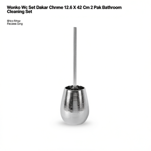 Juego de Accesorios para Baño Wenko Dakar Cromado, 12.6 x 42 cm, Paquete de 2 - Product Image 2