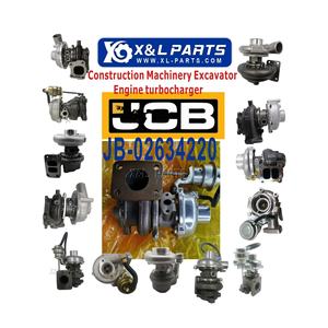 รถตัก JB-02634220เทอร์โบชาร์จเจอร์เครื่องยนต์ใหม่ระบบเครื่องจักรของกวางโจวสำหรับ JCB205T รถตักขนาดเล็ก - Product Image 1