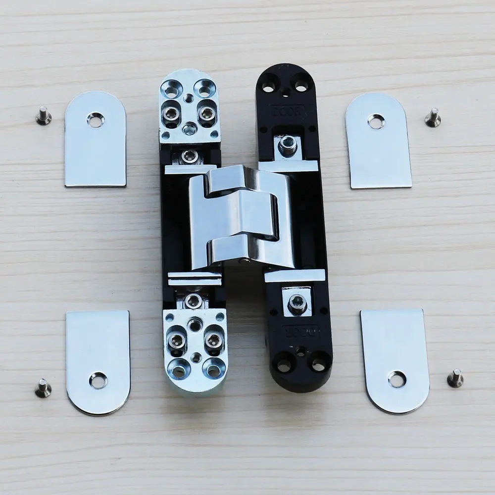 Drie manier zware deur scharnier verborgen verstelbare scharnieren 180 graden
