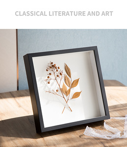 Hoa hồng khô khung ảnh ba chiều rỗng 3cm bàn thủ công khung ảnh thư pháp và gắn tranh - Product Image 2