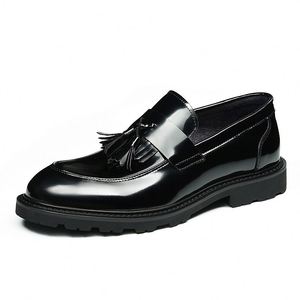 2026 Leather Fashion <b>Sneakers</b> Men's Wholesale Casual Large Size 46 Thick Sole High-Quality Men's Shoes Oxford Dress Shoes - Product Image 2