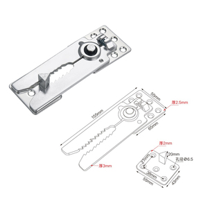 ข้อต่อตัวยึดสำหรับโซฟาตัวเชื่อมต่อโลหะหัวเข็มขัดจระเข้สำหรับเตียงโซฟา - Product Image 2