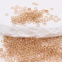 Collier en cuivre plaqué or 7 mm, pendentif anneau plat, anneau fermé, lot de 2000, accessoires de bijoux DIY
