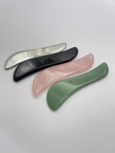 Pierre de tache bleue outils de massage du corps en gros spatule en acier inoxydable grattage gua sha board acier inoxydable Gua Sha - Product Image 3