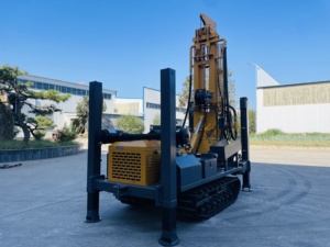 Giàn khoan thủy lực đầy đủ 200m với máy nén để đảm bảo chất lượng khoan đá - Product Image 2