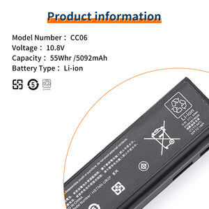 CC06 Batterie D'ordinateur Portable Pour HP <span class=keywords><strong>ProBook</strong></span> 6360b 6460b 6470b 6560b <span class=keywords><strong>6570b</strong></span> 6465b 6475b 656565b 8460p 8470p 8460W HSTNN-DB2F CC06XL - Product Image 6