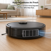 Aksesori Filter HEPA yang Dapat Dicuci untuk Penggantian Filter Debu Robot Pintar, Suku Cadang Vacuum Cleaner yang Dapat Digunakan Kembali