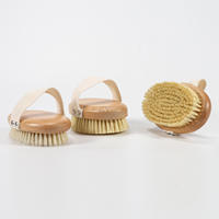 Brosse corporelle pour le brossage à sec, exfoliante, ovale, moderne, en sisal naturel, pour les peaux sèches, améliore la circulation