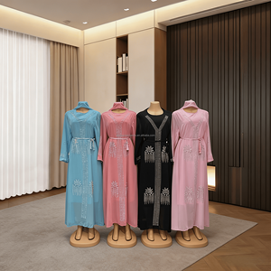 Robes musulmanes pour femmes en gros à bas prix, vêtements islamiques en tissu doux, coupe confortable pour <span class=keywords><strong>la</strong></span> <span class=keywords><strong>prière</strong></span> et le quotidien - Product Image 6