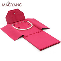 Boîte cadeau de luxe, sac de rangement pour bijoux, sac multifonctionnel pour boucles d'oreilles, bagues, pendentifs, sac de présentation de bijoux, pochette pliable pour collier