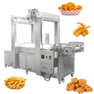 Freidora Industrial Eléctrica Continua de Acero Inoxidable para Hacer Patatas Fritas y <span class=keywords><strong>Donuts</strong></span>, Línea de Producción de Cebollas Fritas de Grado Alimenticio - Product Image 1