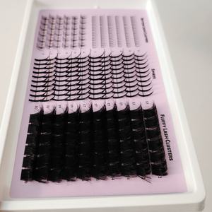 หนังสือขนตาปลอมแบบ DIY แบบเป็นช่อ ทำมือ รับทำโลโก้แบรนด์ส่วนตัว ขายส่งขนตาปลอมแบบเป็นช่อ หนานุ่ม ฟู - Product Image 4