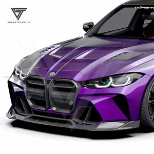 Vorstein Style Half Carbon Fiber Front Bumper For BMW 3 Series G80 M3 2019-2023