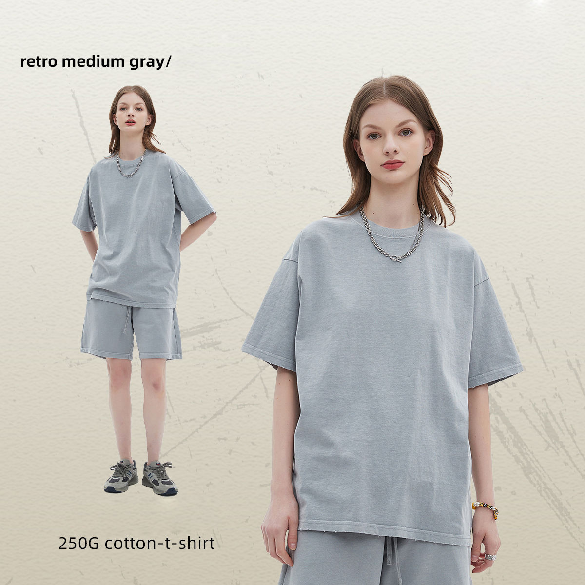 Retro medium gray