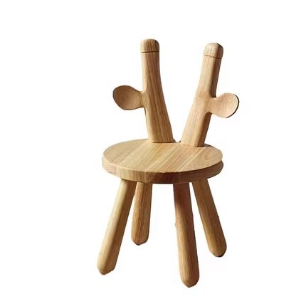 Girafe - Couleur bois naturel [Non peint, non fini]