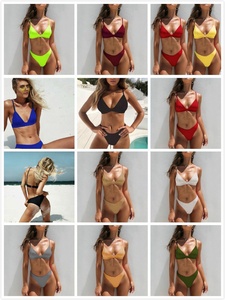 2022 модные новые дизайнерские красивые женские открытые сексуальные женские купальники для девушек бикини и пляжная одежда купальник комплект из 2 предметов - Product Image 3