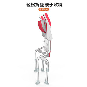 Chaise de douche pliable en alliage d'aluminium, style japonais, antidérapante, pour personnes âgées et femmes enceintes - Product Image 1