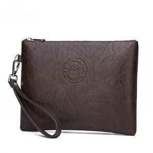2024 nuova <span class=keywords><strong>pochette</strong></span> di grande capacità Business Travel Pu pelle borsa a mano portafoglio uomini - Product Image 4