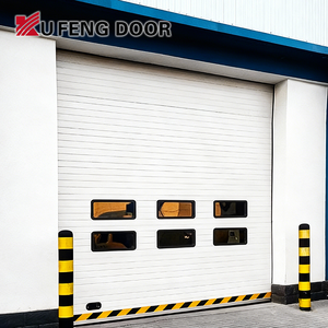 Porta di sollevamento scorrevole sezionale industriale di vendita calda con piccola finestra - Product Image 5