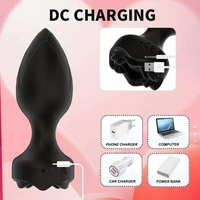 Vibromasseurs anaux Rose Toy, Dildos, Plugs anaux, Jouets sexuels pour hommes et femmes, Vibromasseurs anaux télécommandés pour le point G et la prostate