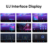 Android 13 Dual Knob 10.33 "2.32GB 1600*720 Résolution Wfif GPS DSP 4G SIM 360 pour Ford/Focus/Mondeo Lecteurs de voiture Dvd Carplay