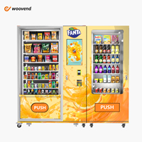 Distributeur automatique combiné réfrigéré commercial avec des casse-croûte de lecteur de carte