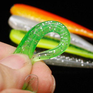 Leurre souple en silicone ALPHA 5.5/6.3/7/9/12cm, type Paddle Shad, queue en T ondulée, pour la pêche en mer et en rivière - Product Image 4