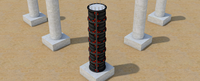 Formes de colonnes circulaires en plastique, matériau ABS, système de coffrage réutilisable, léger, assemblage facile, solution pratique